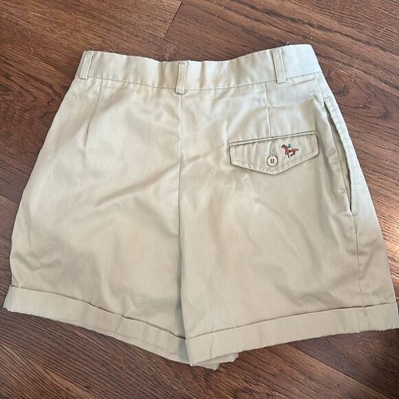 Vintage 80s Hunters Run khaki pleat front women’s shorts - Picture 8 of 8